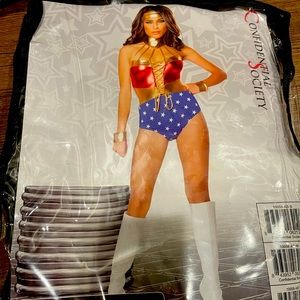 Superhero hotties festival costume